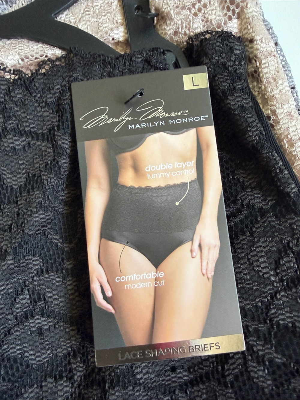 Marilyn Monroe Lace Shaping Briefs SZ L NEW! - Picture 4 of 5